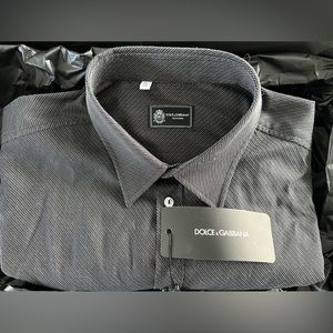 Men’s authentic DOLCE & GABBANA dress shirt tailored fit size 15.5